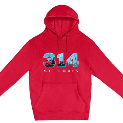 314 Stl Pride St. Louis Area Code Premium Pullover Hoodie