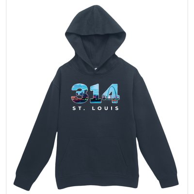 314 Stl Pride St. Louis Area Code Urban Pullover Hoodie