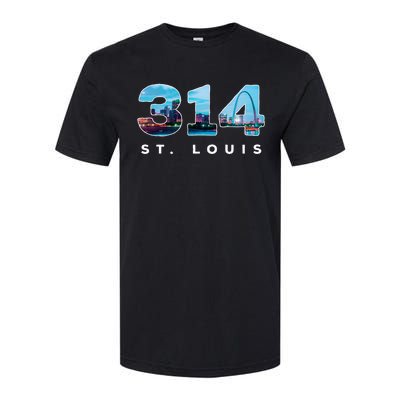 314 Stl Pride St. Louis Area Code Softstyle CVC T-Shirt