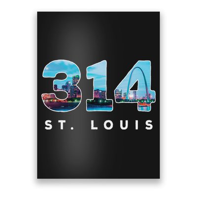 314 Stl Pride St. Louis Area Code Poster