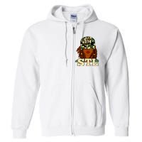 314 Stl St Louis Black Woman Locs Camo Full Zip Hoodie