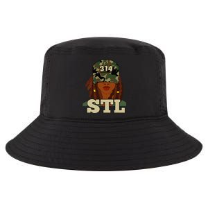 314 Stl St. Louis Black Woman Locs Camo Cool Comfort Performance Bucket Hat