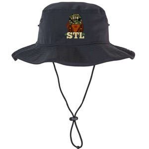 314 Stl St. Louis Black Woman Locs Camo Legacy Cool Fit Booney Bucket Hat