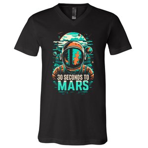 30 Seconds To Mars V-Neck T-Shirt