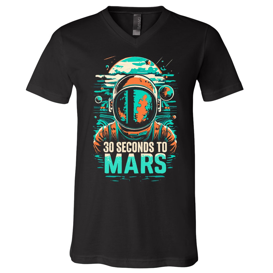 30 Seconds To Mars V-Neck T-Shirt