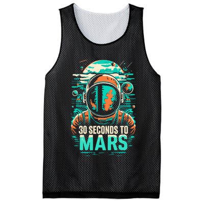 30 Seconds To Mars Mesh Reversible Basketball Jersey Tank