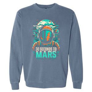 30 Seconds To Mars Garment-Dyed Sweatshirt