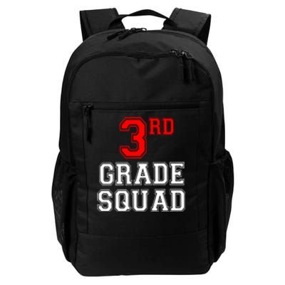 3RD Third Grade Squad Back To School Teacher Gift Daily Commute Backpack