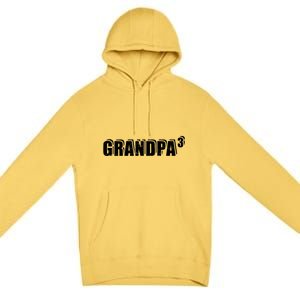 3rd Third Time Grandpa Of 3 Cute Gift Premium Pullover Hoodie