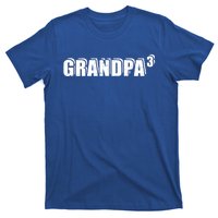 3rd Third Time Grandpa Of 3 Cute Gift T-Shirt