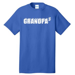 3rd Third Time Grandpa Of 3 Cute Gift Tall T-Shirt