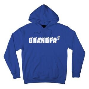 3rd Third Time Grandpa Of 3 Cute Gift Tall Hoodie