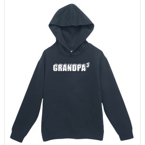 3rd Third Time Grandpa Of 3 Cute Gift Urban Pullover Hoodie