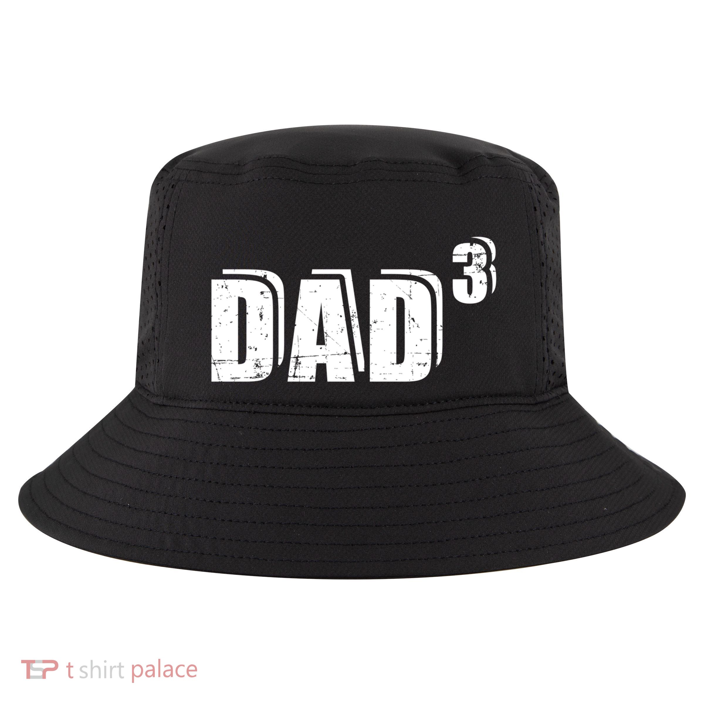 3rd Third Time Dad Father Of 3 Announcet Gift Cool Comfort Performance Bucket Hat