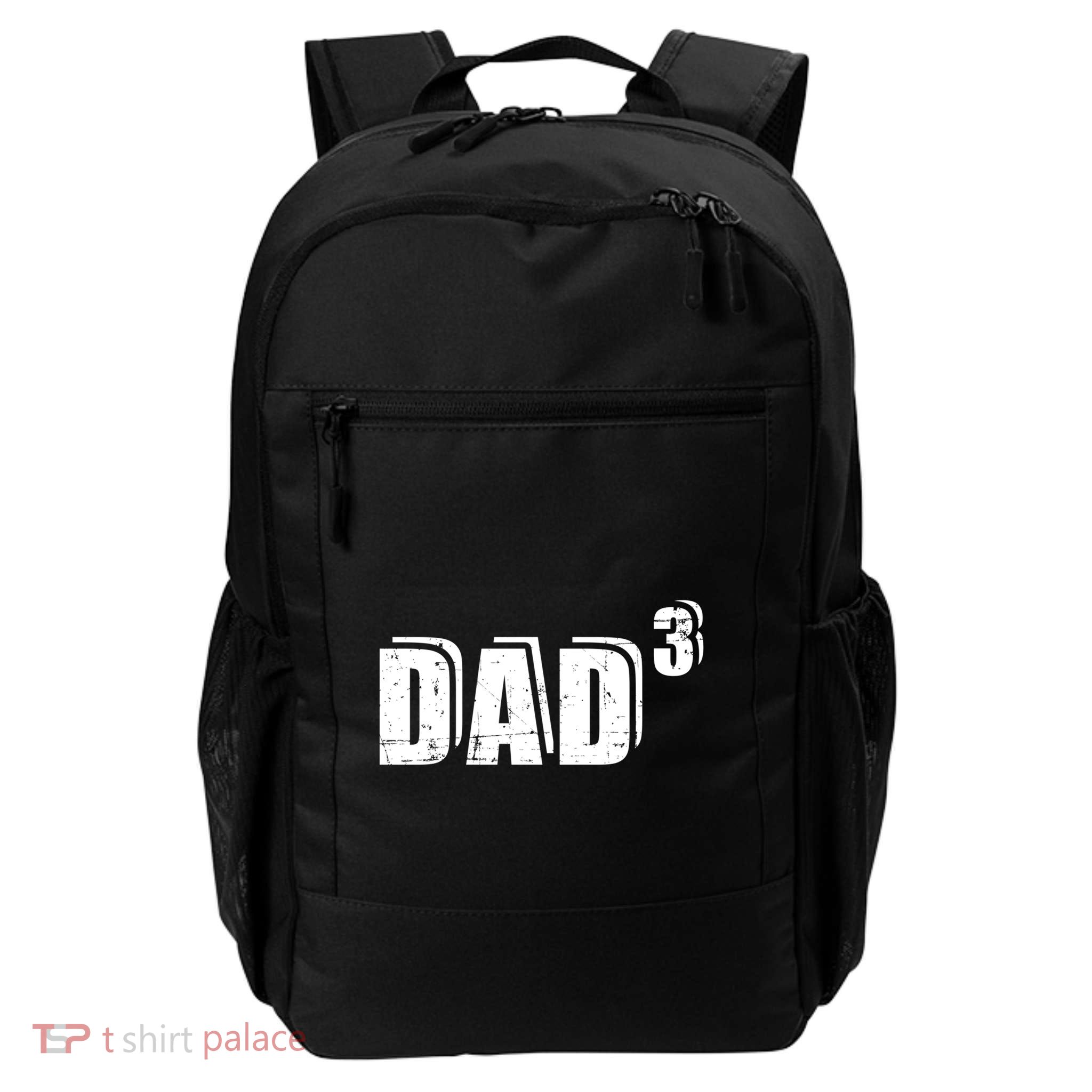 3rd Third Time Dad Father Of 3 Announcet Gift Backpack