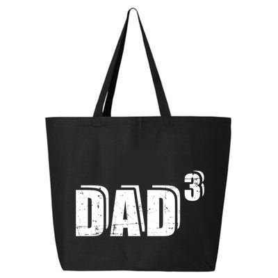 3rd Third Time Dad Father Of 3 Announcet Gift 25L Jumbo Tote