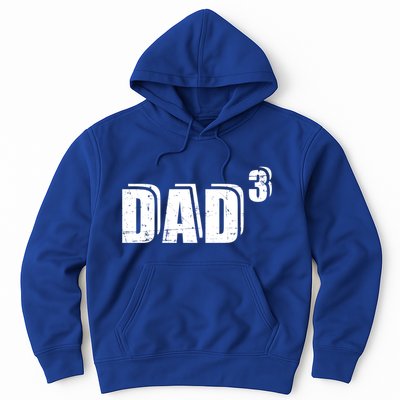 3rd Third Time Dad Father Of 3 Announcet Gift Hoodie