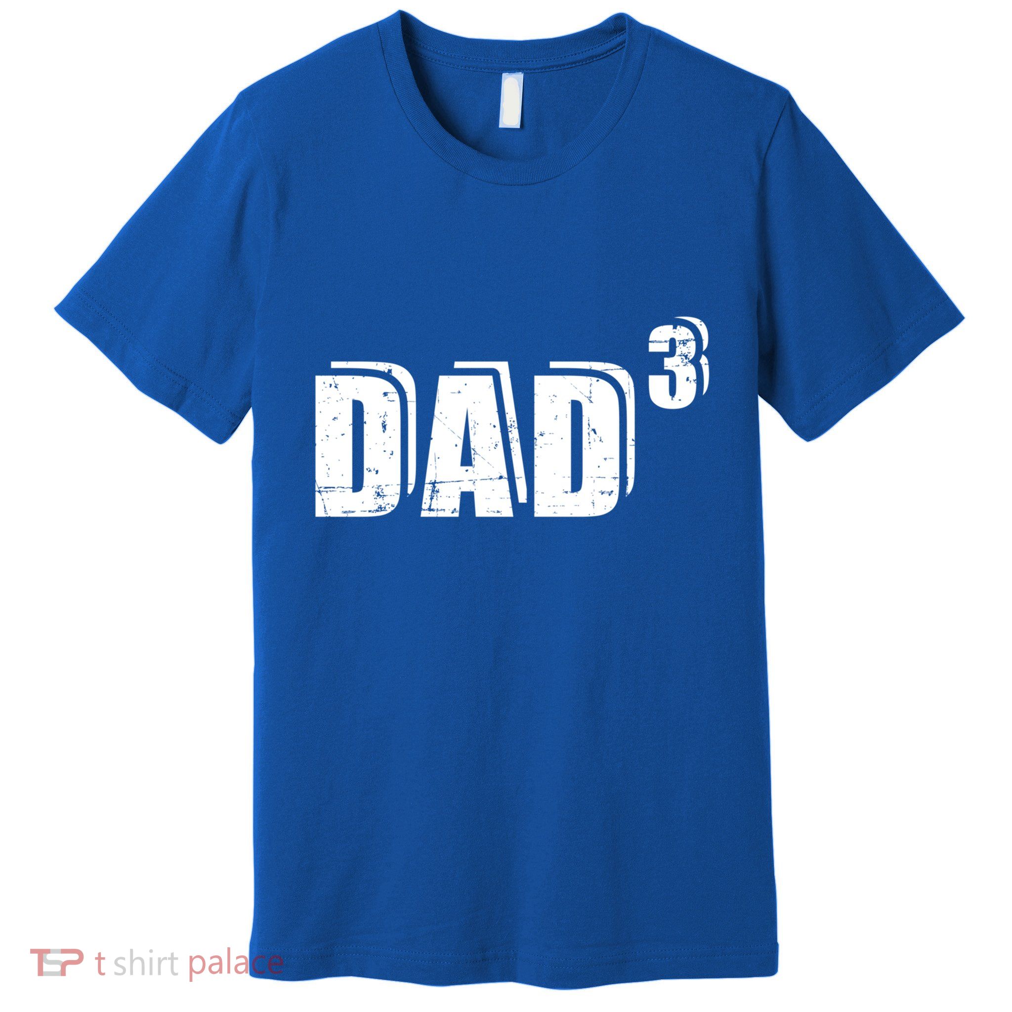 3rd Third Time Dad Father Of 3 Announcet Gift Premium T-Shirt