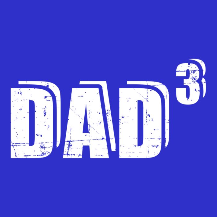 3rd Third Time Dad Father Of 3 Announcet Gift Toddler T-Shirt