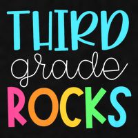 3rd Teacher Team Third Grade Rocks First Day Of Back To School Ladies PosiCharge Tri-Blend Wicking Tank
