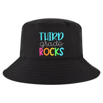 3rd Teacher Team Third Grade Rocks First Day Of Back To School Cool Comfort Performance Bucket Hat