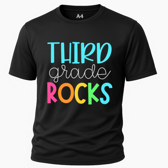 3rd Teacher Team Third Grade Rocks First Day Of Back To School Performance Shirt