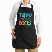 3rd Teacher Team Third Grade Rocks First Day Of Back To School Apron