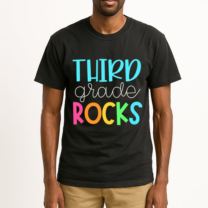 3rd Teacher Team Third Grade Rocks First Day Of Back To School Tall T-Shirt