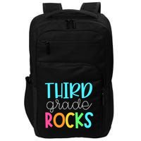 3rd Teacher Team Third Grade Rocks First Day Of Back To School Impact Tech Backpack