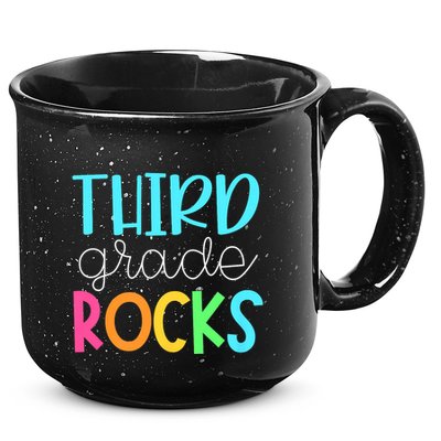 3rd Teacher Team Third Grade Rocks First Day Of Back To School 15oz Campfire Ceramic Mug
