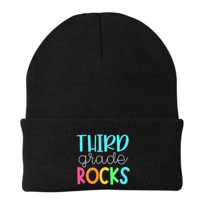 3rd Teacher Team Third Grade Rocks First Day Of Back To School Beanie