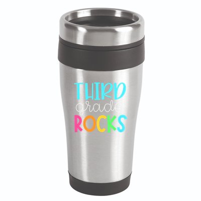 3rd Teacher Team Third Grade Rocks First Day Of Back To School 16oz Travel Tumbler