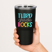 3rd Teacher Team Third Grade Rocks First Day Of Back To School Tumbler