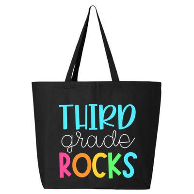 3rd Teacher Team Third Grade Rocks First Day Of Back To School 25L Jumbo Tote