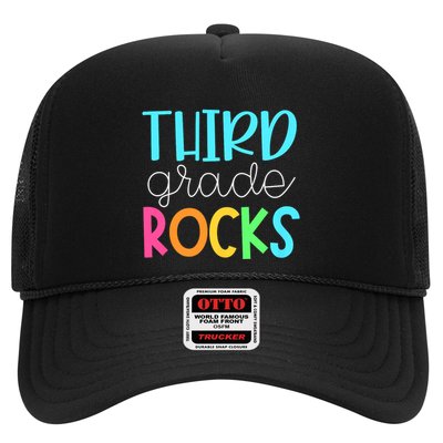 3rd Teacher Team Third Grade Rocks First Day Of Back To School Trucker Hat