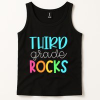 3rd Teacher Team Third Grade Rocks First Day Of Back To School Tank Top