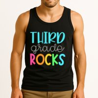 3rd Teacher Team Third Grade Rocks First Day Of Back To School Tank Top