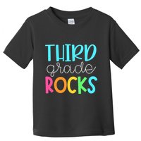3rd Teacher Team Third Grade Rocks First Day Of Back To School Toddler T-Shirt