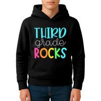 3rd Teacher Team Third Grade Rocks First Day Of Back To School Kids Hoodie