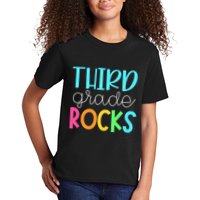 3rd Teacher Team Third Grade Rocks First Day Of Back To School Kids T-Shirt