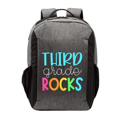 3rd Teacher Team Third Grade Rocks First Day Of Back To School Vector Backpack