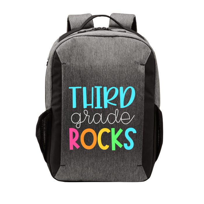 3rd Teacher Team Third Grade Rocks First Day Of Back To School Vector Backpack