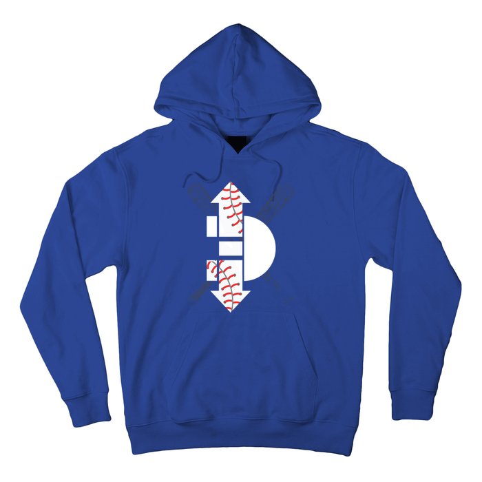 3 Three Up 3 Three Down Cool Baseball Gift Hoodie