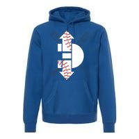 3 Three Up 3 Three Down Cool Baseball Gift Premium Hoodie