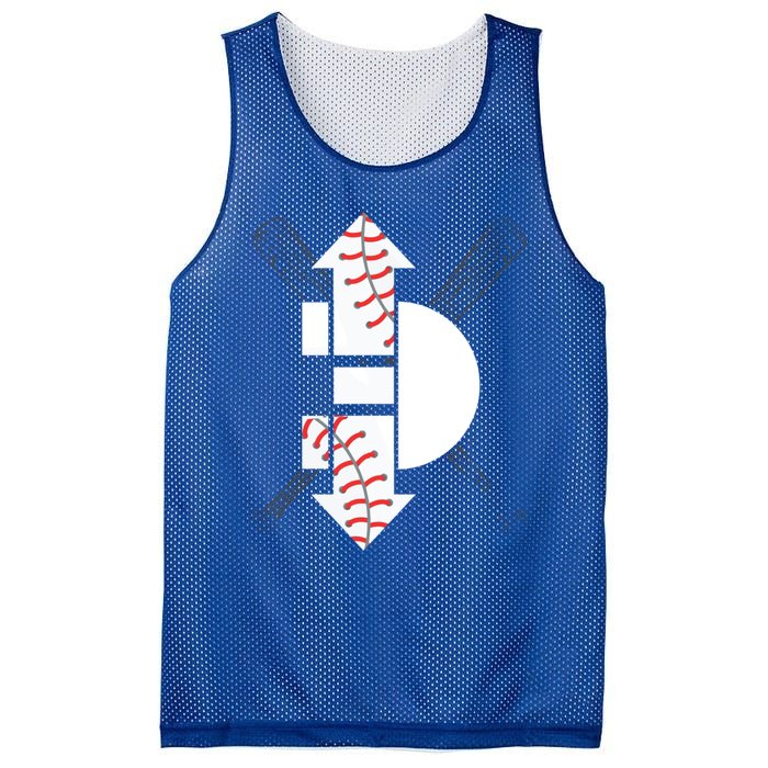 3 Three Up 3 Three Down Cool Baseball Gift Mesh Reversible Basketball Jersey Tank