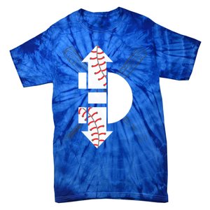 3 Three Up 3 Three Down Cool Baseball Gift Tie-Dye T-Shirt