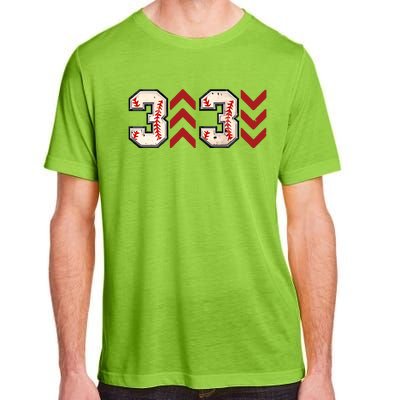 3 Up 3 Down Three Up Three Down Baseball Game Day Baseball Adult ChromaSoft Performance T-Shirt