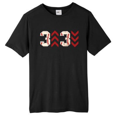 3 Up 3 Down Three Up Three Down Baseball Game Day Baseball Tall Fusion ChromaSoft Performance T-Shirt