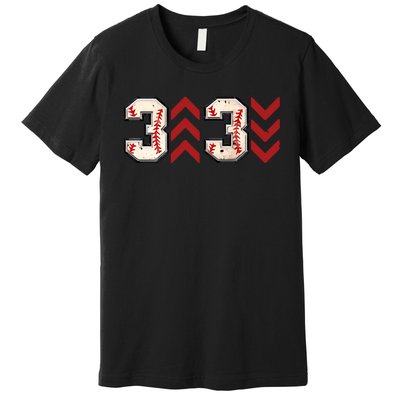 3 Up 3 Down Three Up Three Down Baseball Game Day Baseball Premium T-Shirt