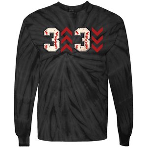 3 Up 3 Down Three Up Three Down Baseball Game Day Baseball Tie-Dye Long Sleeve Shirt